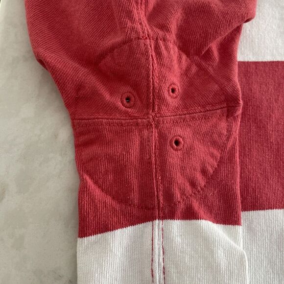 Vintage Polo by Ralph Lauren Rugby Shirt Bold Stripe Polo Size M Cotton 90s - Picture 13 of 15